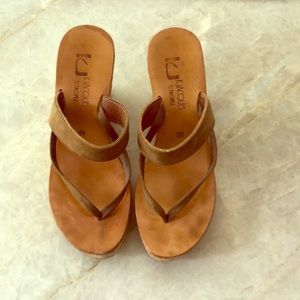 K. Jacques wedge sandal